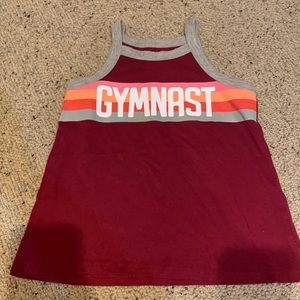 5/$20 Justice gymnast tank top